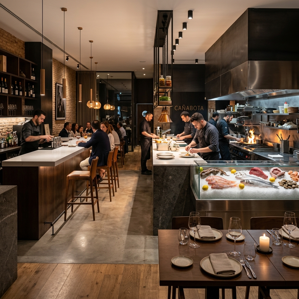 Reseña: Cañabota (Marisquería de vanguardia con Estrella Michelin en Sevilla)